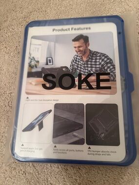 Blue Soke Tablet Case with Kickstand